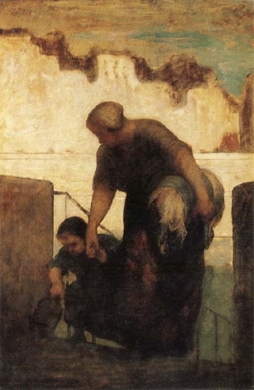 Honore Daumier The Washerwoman oil painting picture
